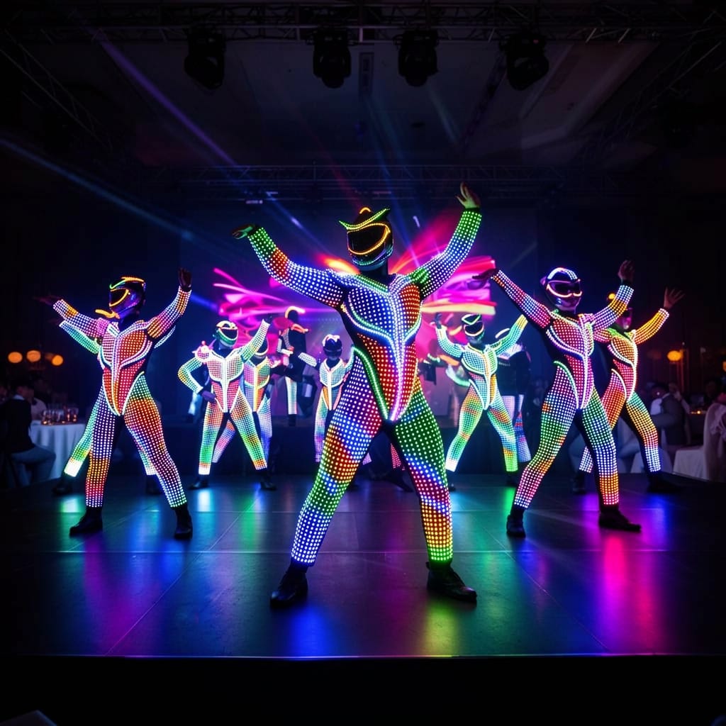 LED show entertainment for events in Singapore